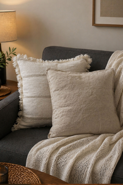 Linen Cushion Cover - Natural Core
